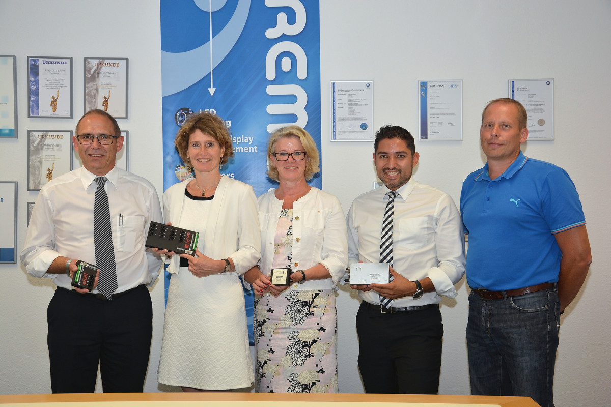 Wirtschaftsministerin Eveline Lemke besucht den Industrie- und Gewerbepark Wiesbaum